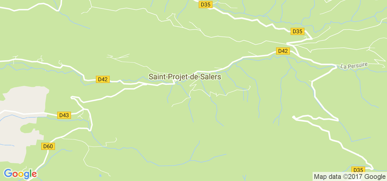 map de la ville de Saint-Projet-de-Salers