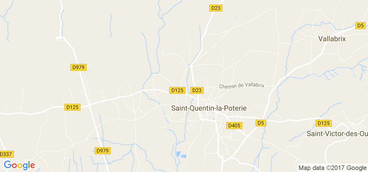 map de la ville de Saint-Quentin-la-Poterie