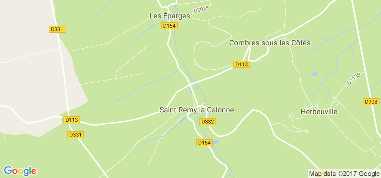 map de la ville de Saint-Remy-la-Calonne