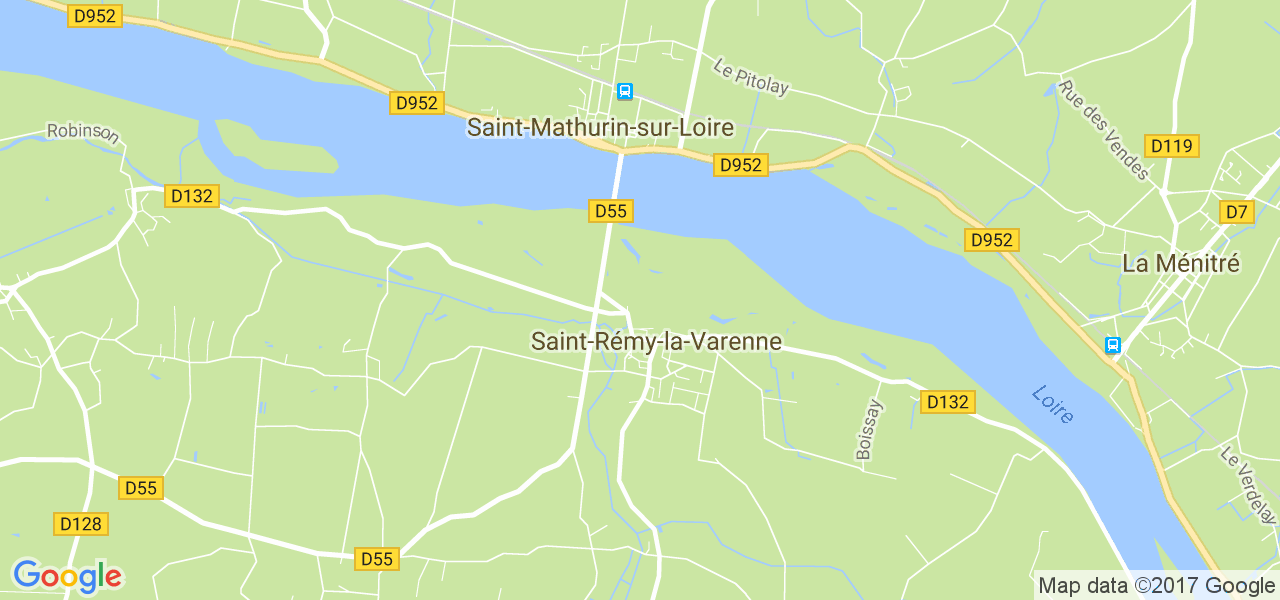 map de la ville de Saint-Rémy-la-Varenne