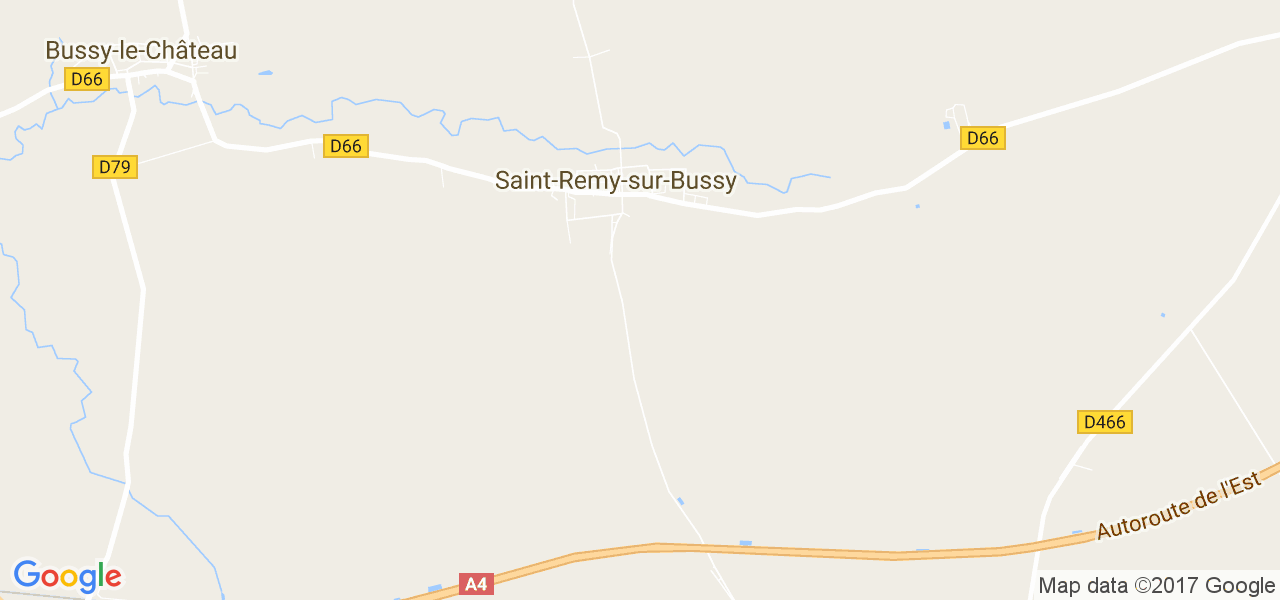 map de la ville de Saint-Remy-sur-Bussy