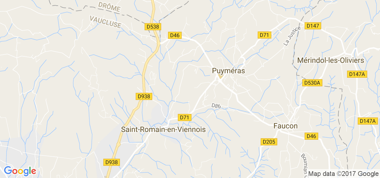 map de la ville de Saint-Romain-en-Viennois