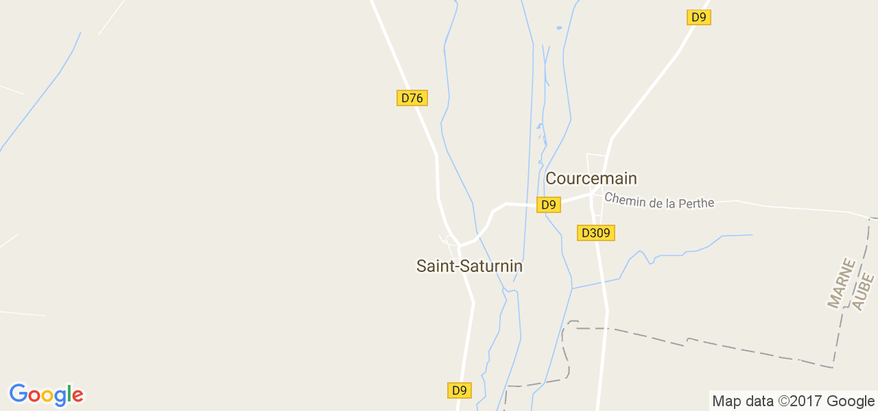 map de la ville de Saint-Saturnin