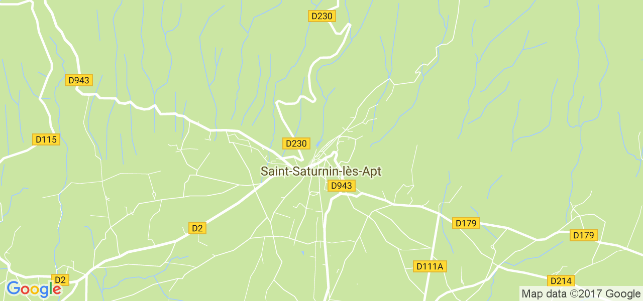 map de la ville de Saint-Saturnin-lès-Apt