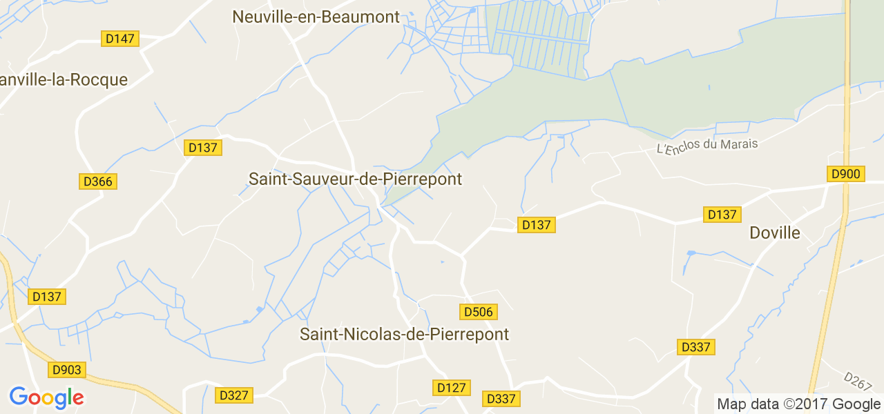 map de la ville de Saint-Sauveur-de-Pierrepont