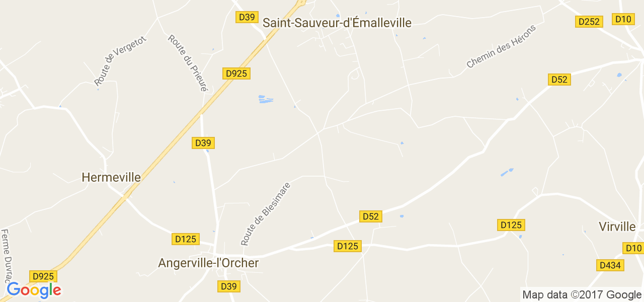 map de la ville de Saint-Sauveur-d'Émalleville