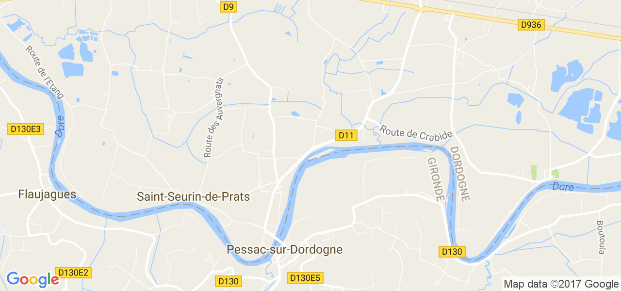 map de la ville de Saint-Seurin-de-Prats