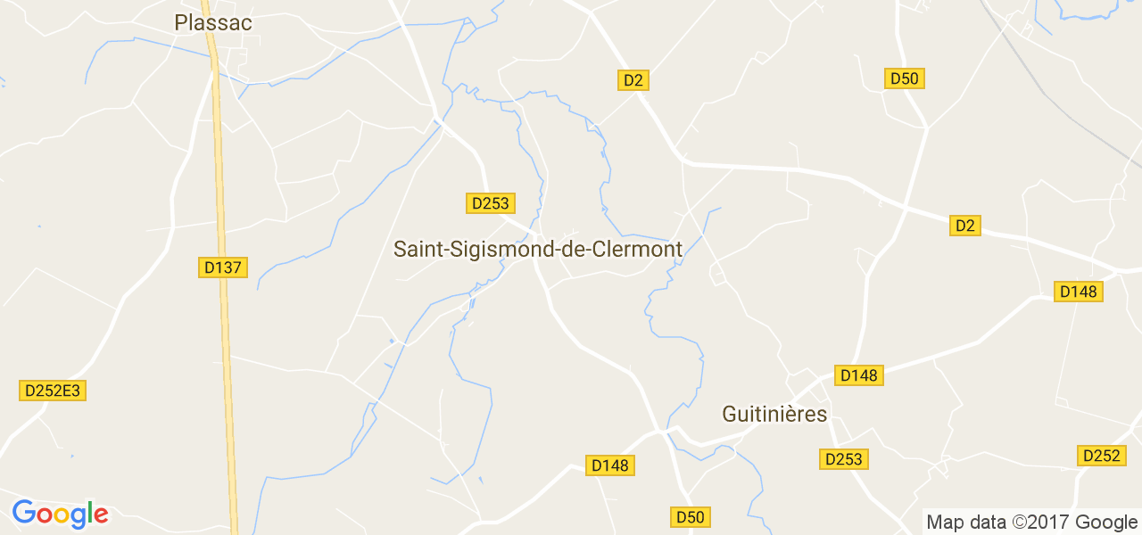 map de la ville de Saint-Sigismond-de-Clermont