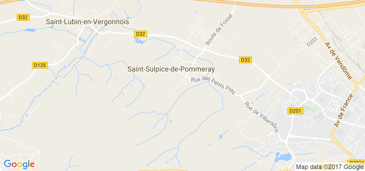 map de la ville de Saint-Sulpice-de-Pommeray