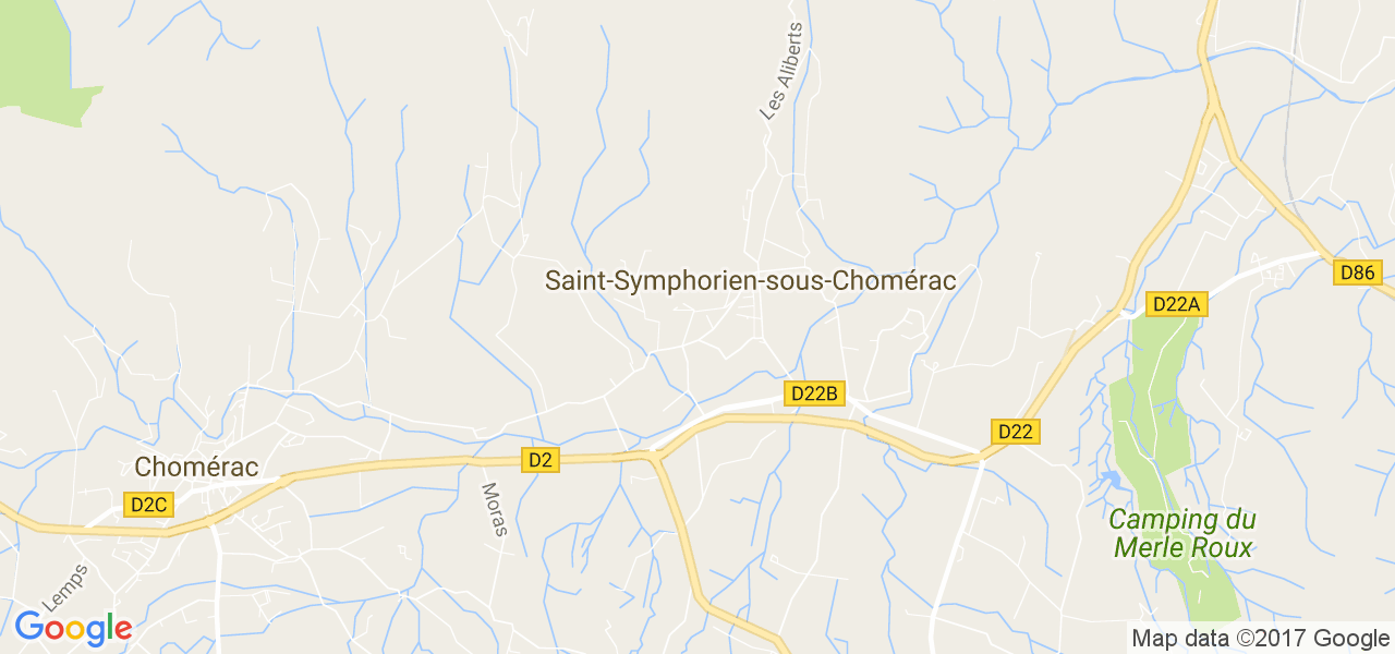 map de la ville de Saint-Symphorien-sous-Chomérac