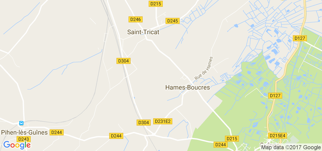 map de la ville de Saint-Tricat