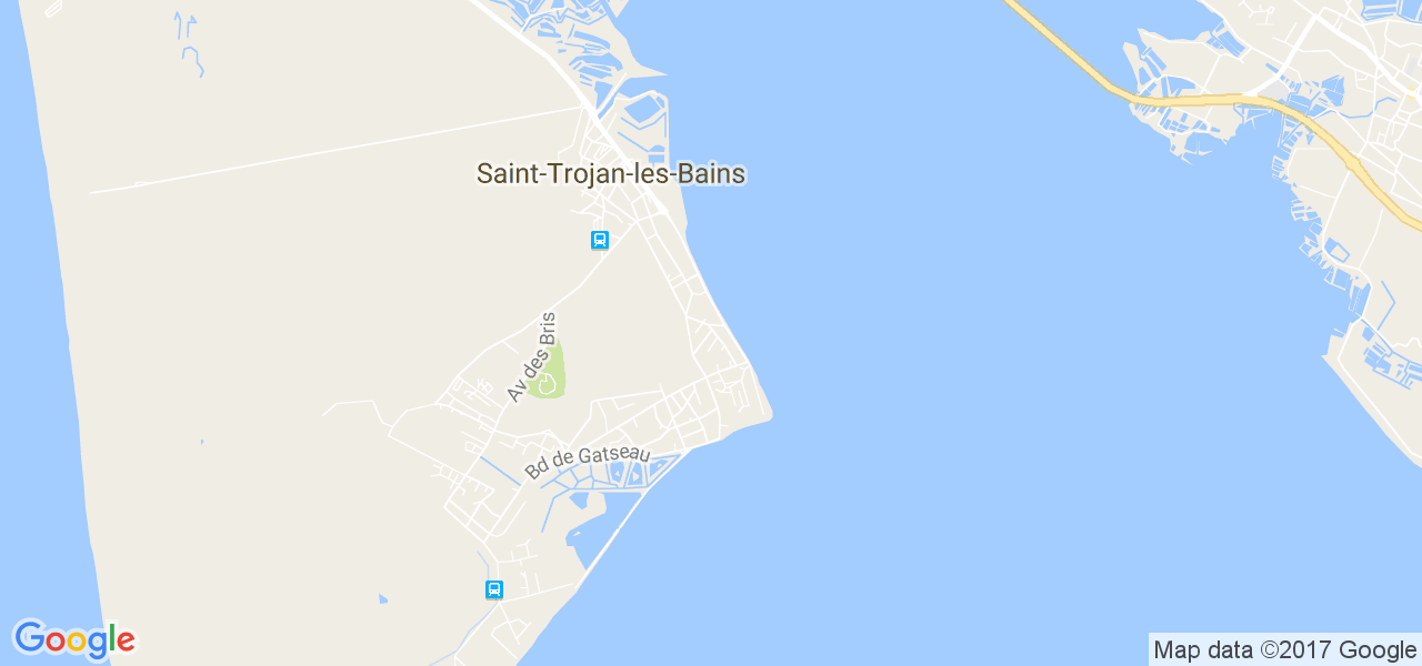 map de la ville de Saint-Trojan-les-Bains