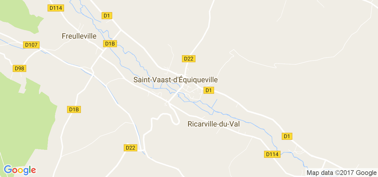 map de la ville de Saint-Vaast-d'Équiqueville