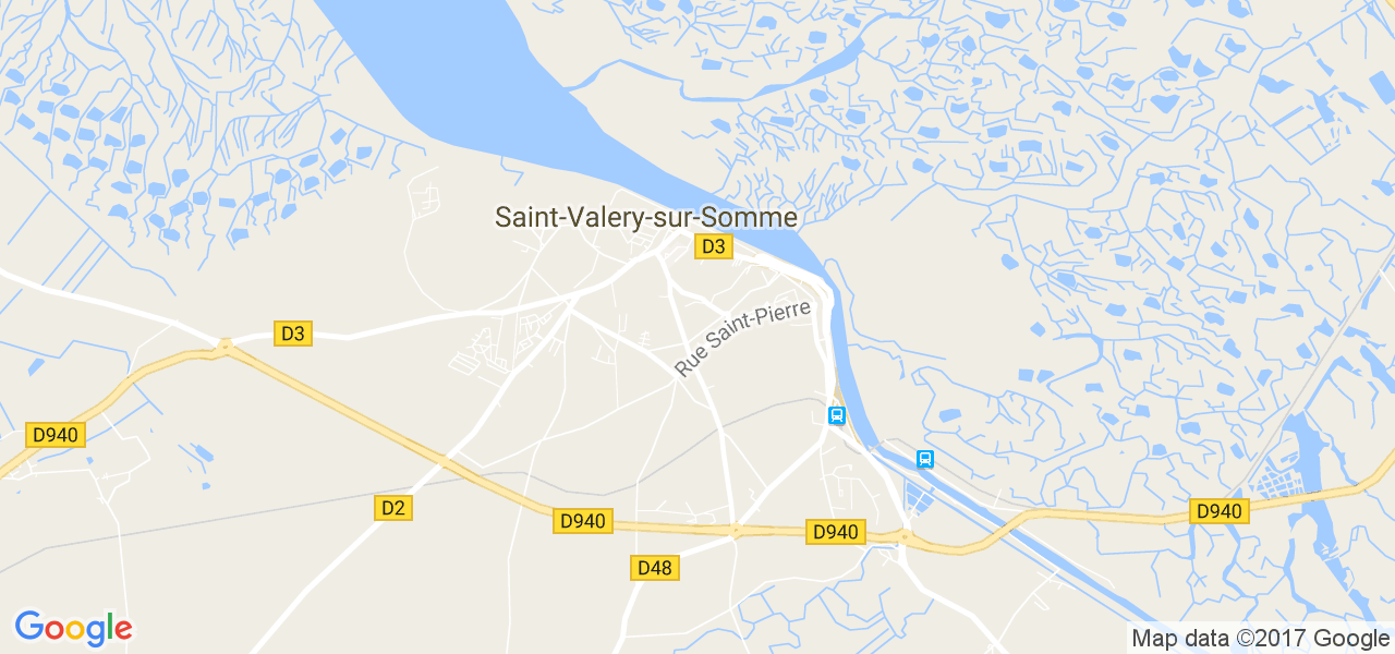 map de la ville de Saint-Valery-sur-Somme