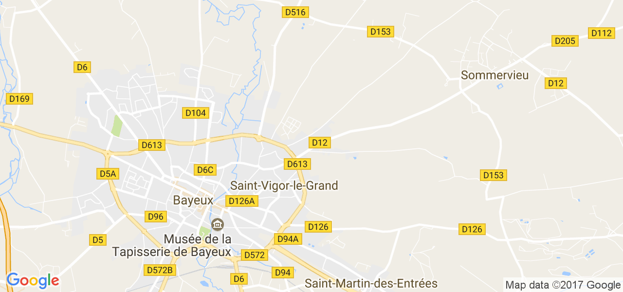 map de la ville de Saint-Vigor-le-Grand