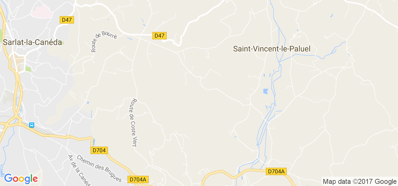 map de la ville de Saint-Vincent-le-Paluel