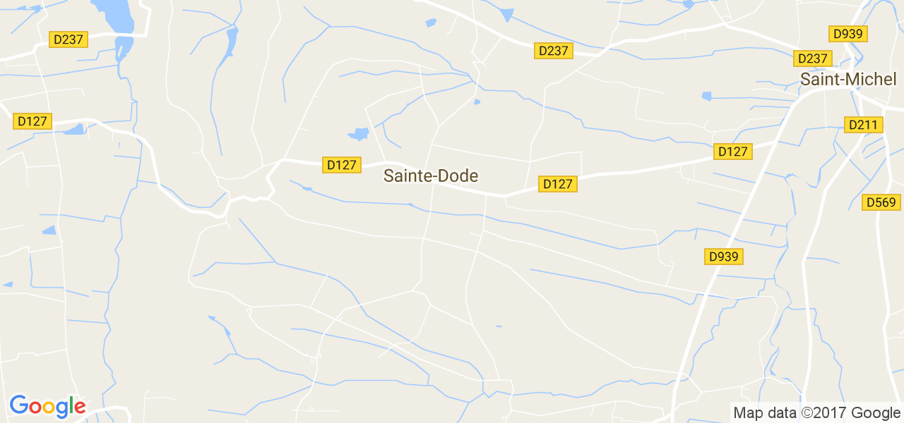 map de la ville de Sainte-Dode