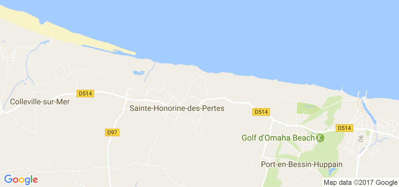 map de la ville de Sainte-Honorine-des-Pertes