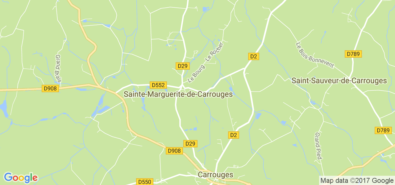 map de la ville de Sainte-Marguerite-de-Carrouges