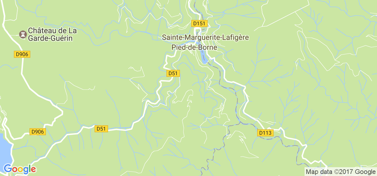 map de la ville de Sainte-Marguerite-Lafigère