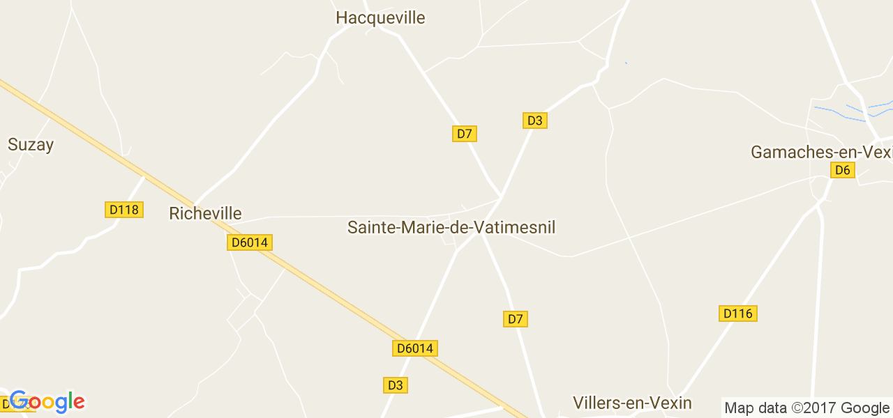 map de la ville de Sainte-Marie-de-Vatimesnil