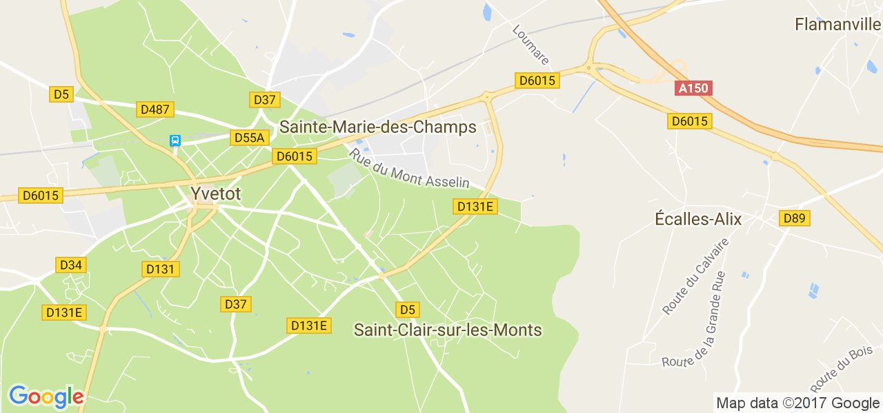 map de la ville de Sainte-Marie-des-Champs