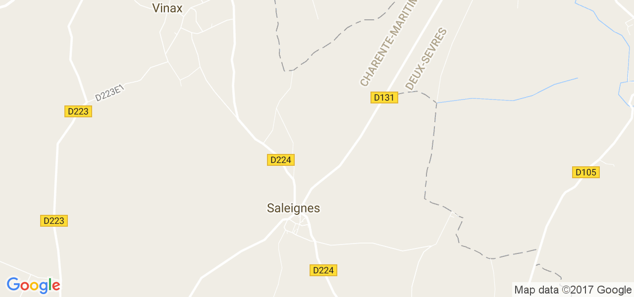 map de la ville de Saleignes