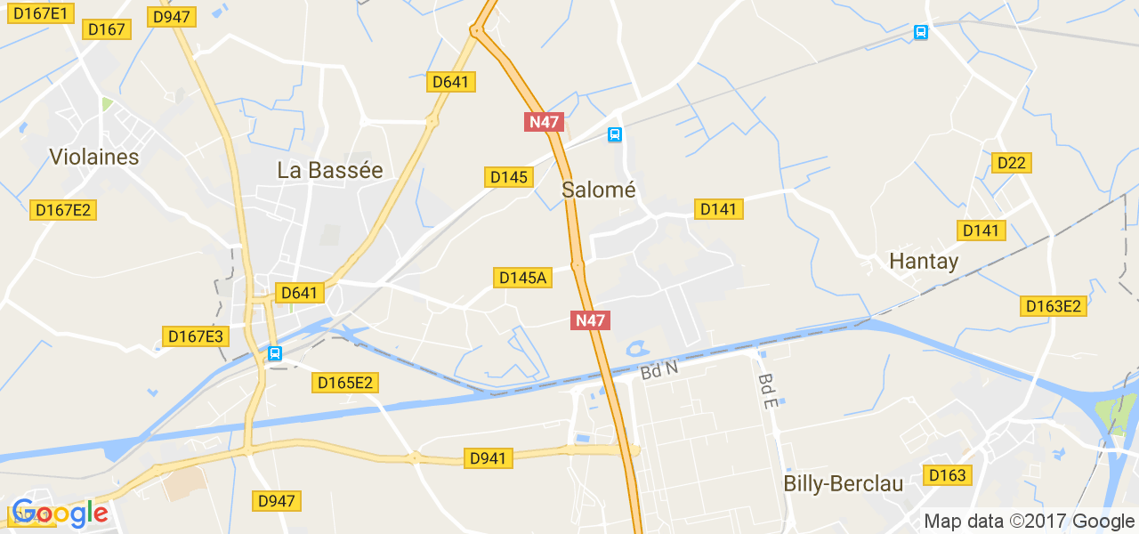 map de la ville de Salomé