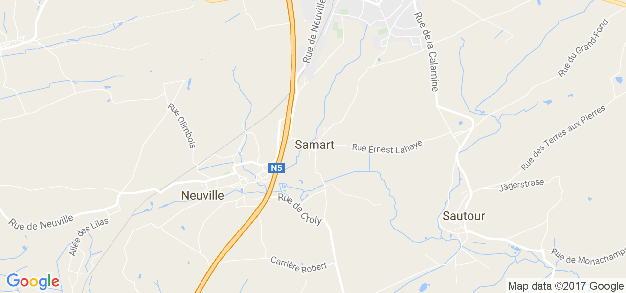 map de la ville de Samart