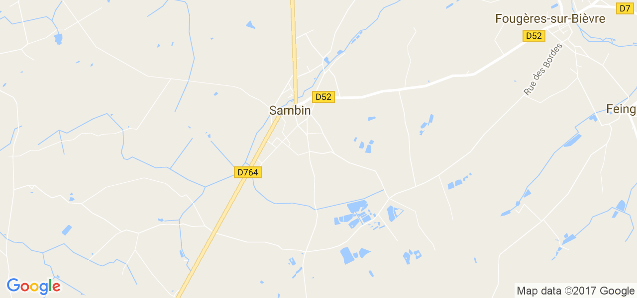 map de la ville de Sambin