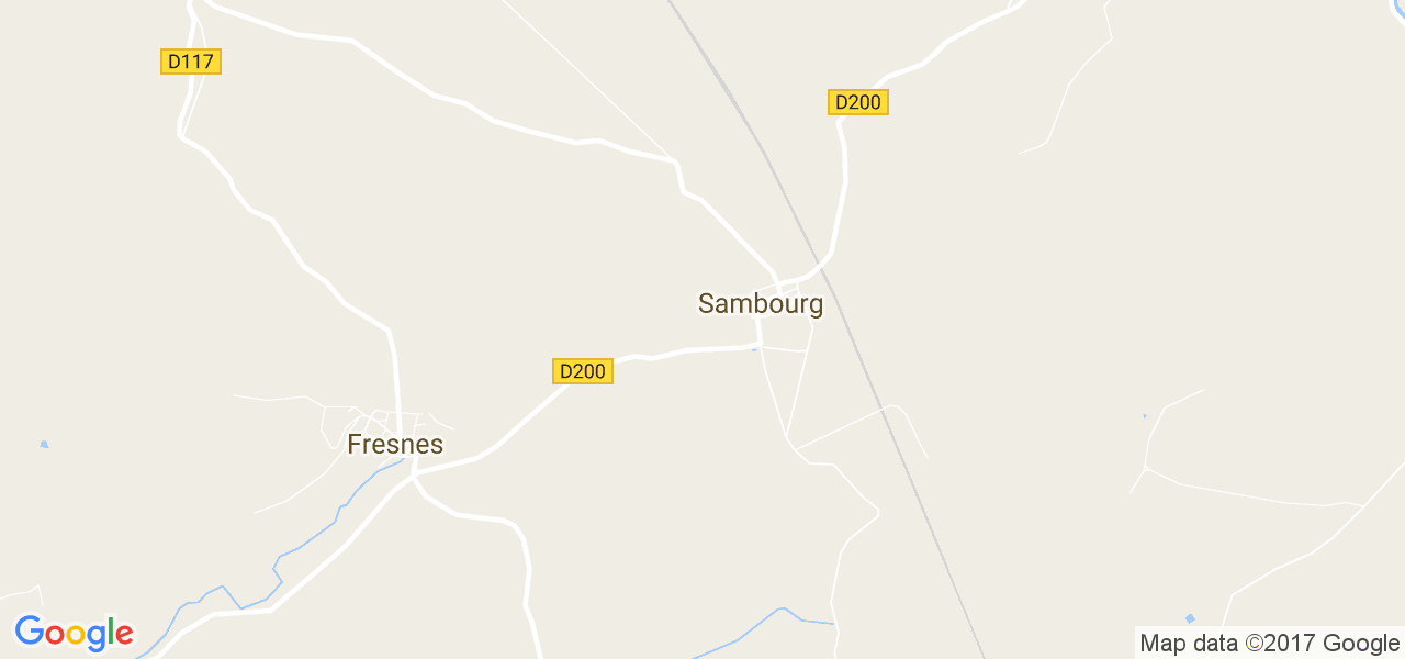 map de la ville de Sambourg