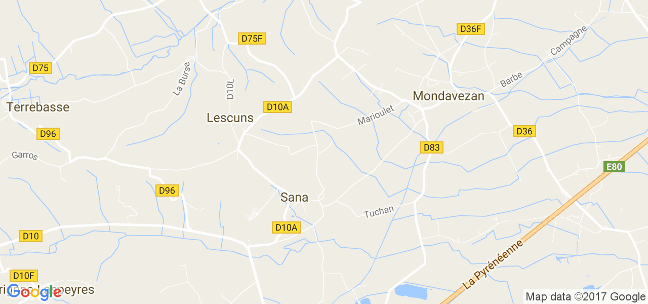 map de la ville de Sana