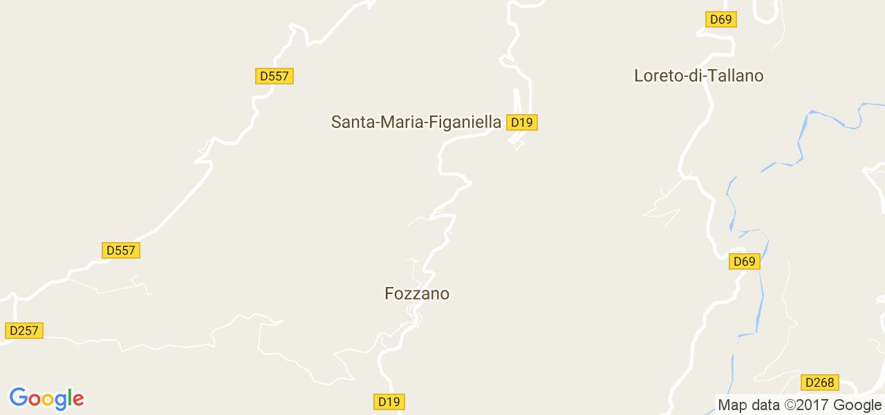 map de la ville de Santa-Maria-Figaniella