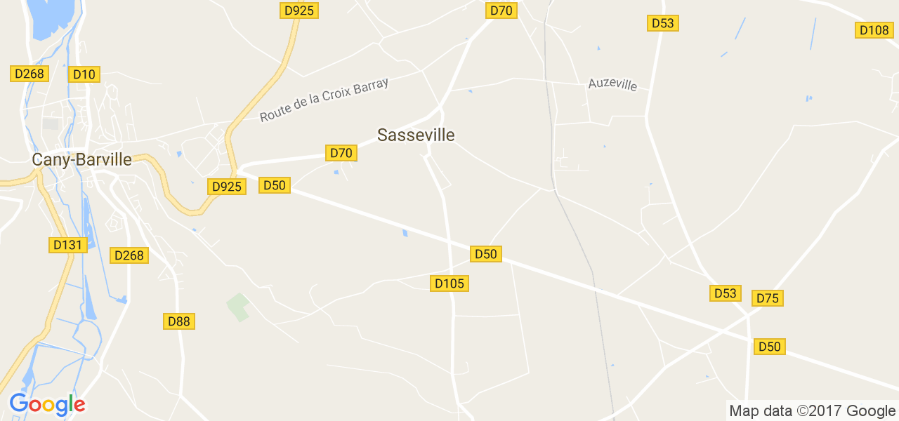 map de la ville de Sasseville