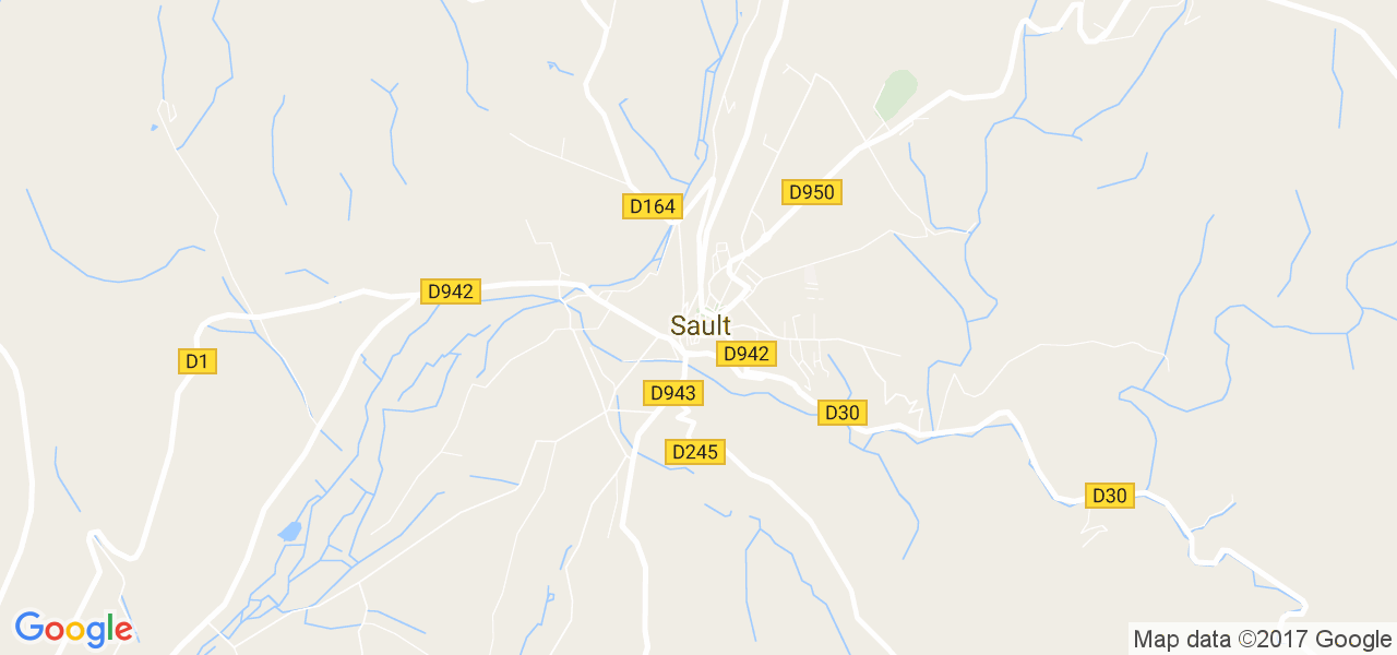 map de la ville de Sault