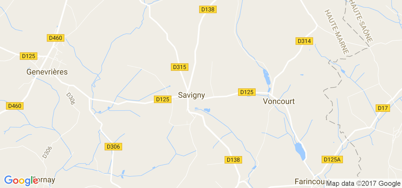 map de la ville de Savigny