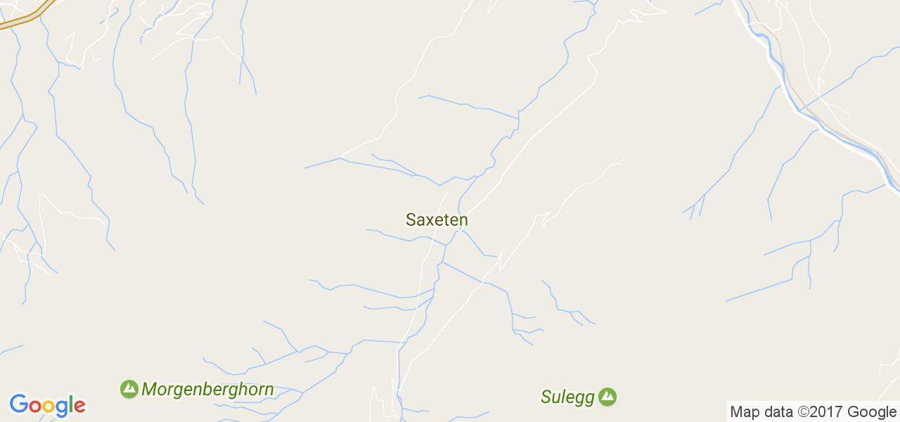 map de la ville de Saxeten