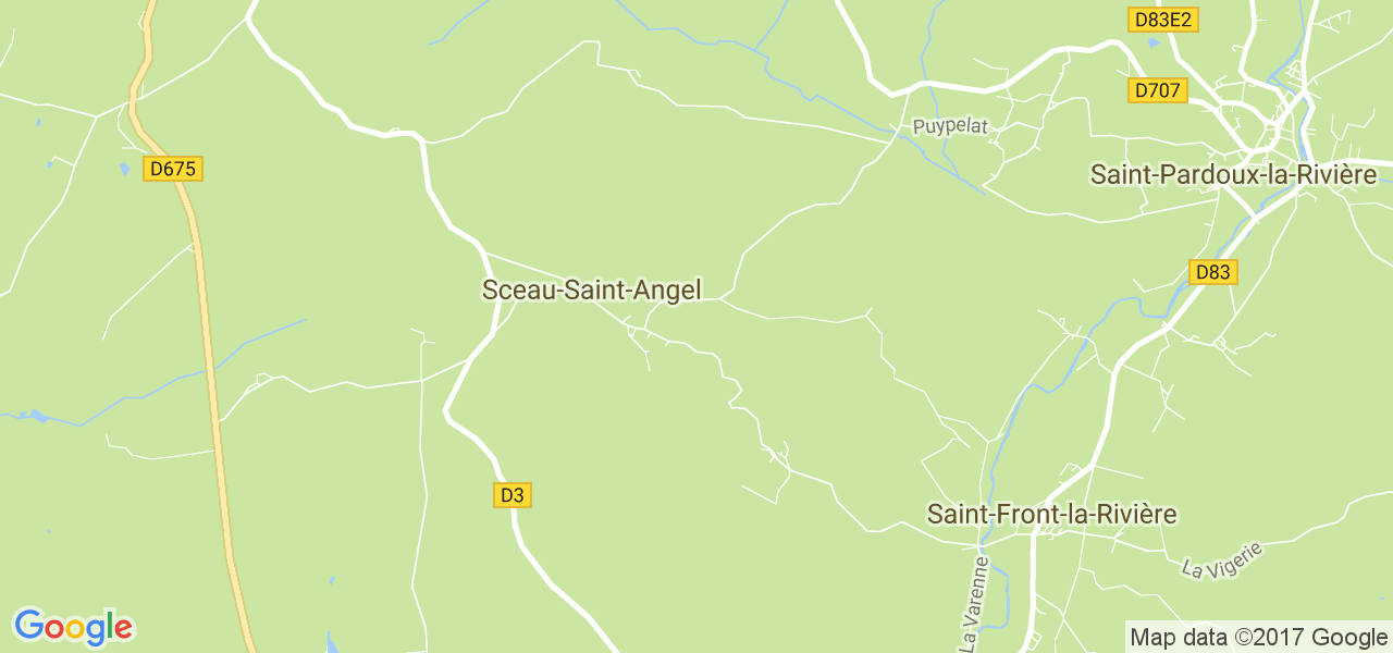 map de la ville de Sceau-Saint-Angel