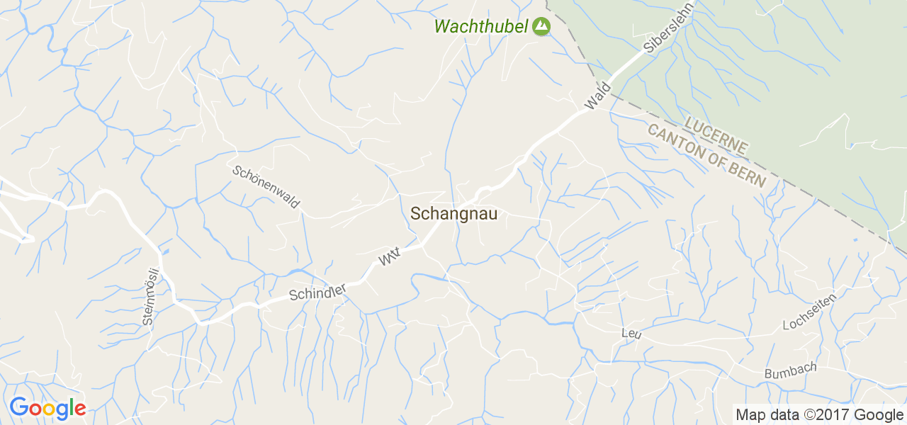 map de la ville de Schangnau