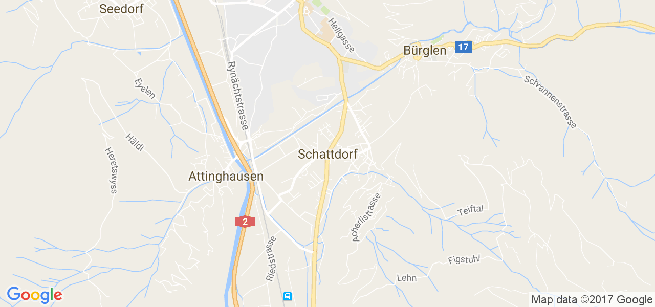 map de la ville de Schattdorf