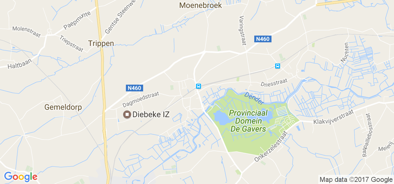 map de la ville de Schendelbeke