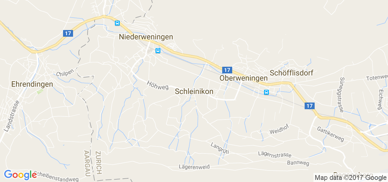 map de la ville de Schleinikon