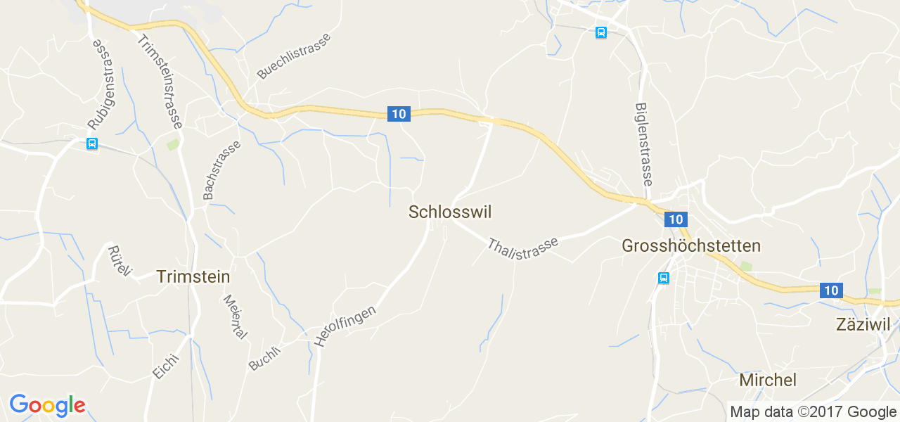 map de la ville de Schlosswil