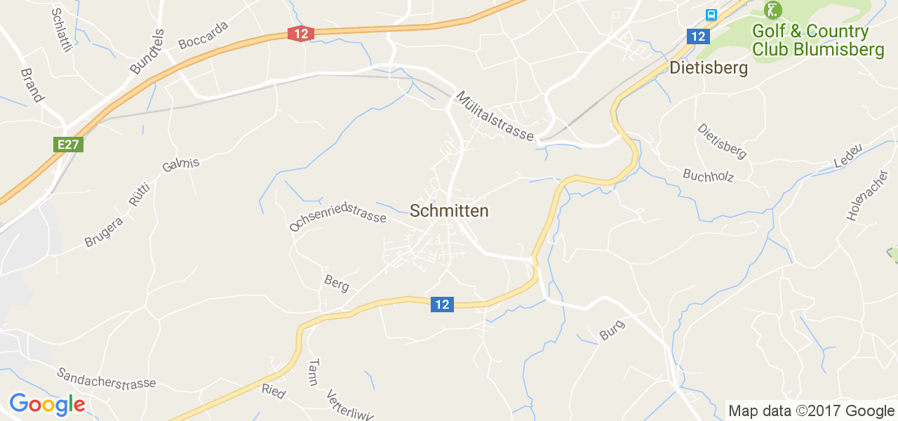 map de la ville de Schmitten