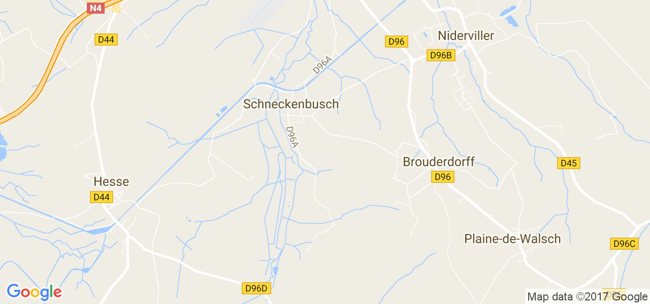 map de la ville de Schneckenbusch