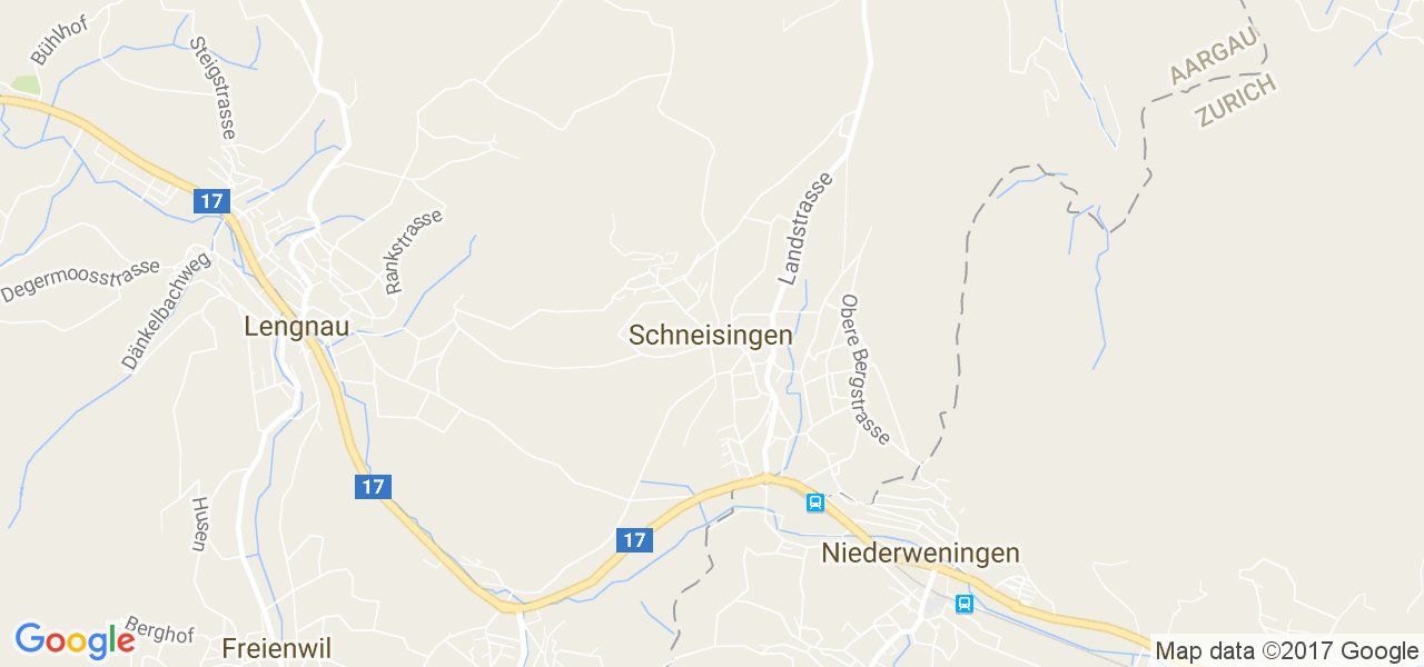 map de la ville de Schneisingen