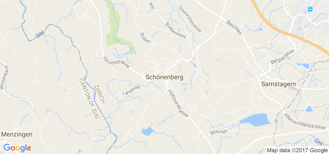 map de la ville de Schönenberg