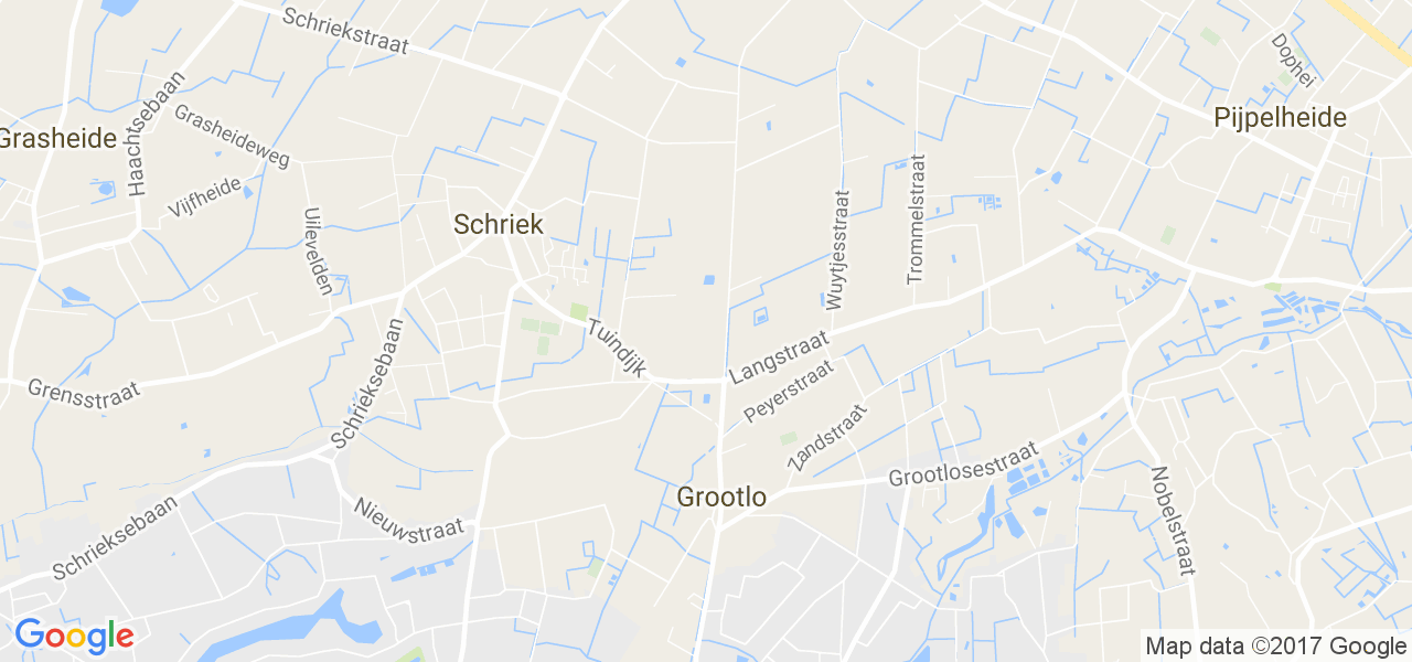 map de la ville de Schriek