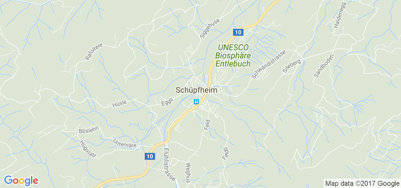 map de la ville de Schüpfheim