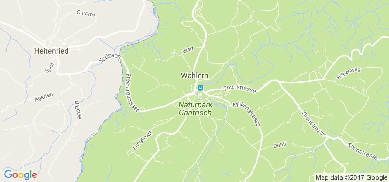 map de la ville de Schwarzenburg